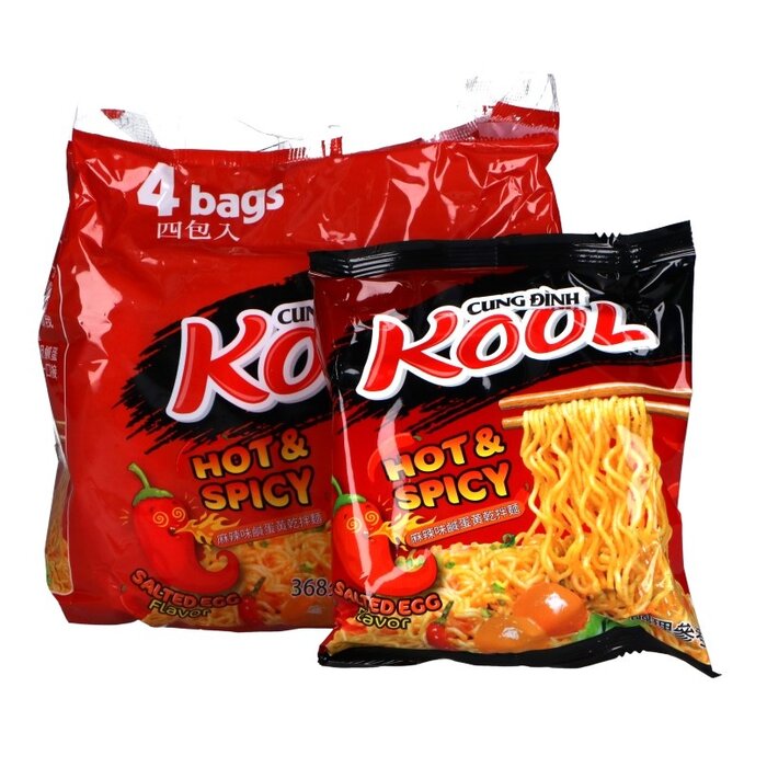 Salted Egg Spicy Noodle 4x92g Cabbage Cung Dinh