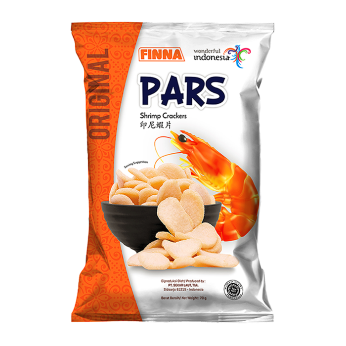 finna pars shrimp crackers original 70g