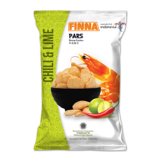 finna pars shrimp crackers chilli & lime 70g