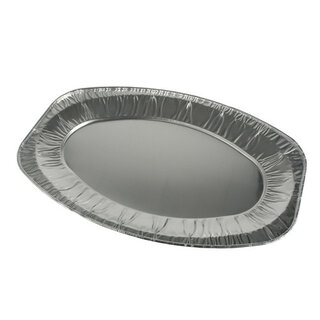 Alu. Caterware ovaal schaal 43 cm - 50st.