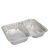 aluminum. menu tray 2-compartment 227x177mm - 812ml - 100pcs