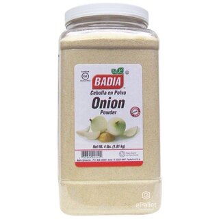 Badia outlet: badia granulated Onion 4lbs - 1.81kg Best before AUG 2026