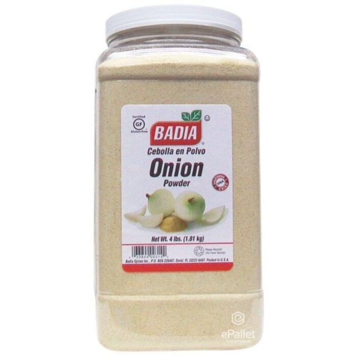 Badia outlet: badia granulated Onion 4lbs - 1.81kg Best before AUG 2026
