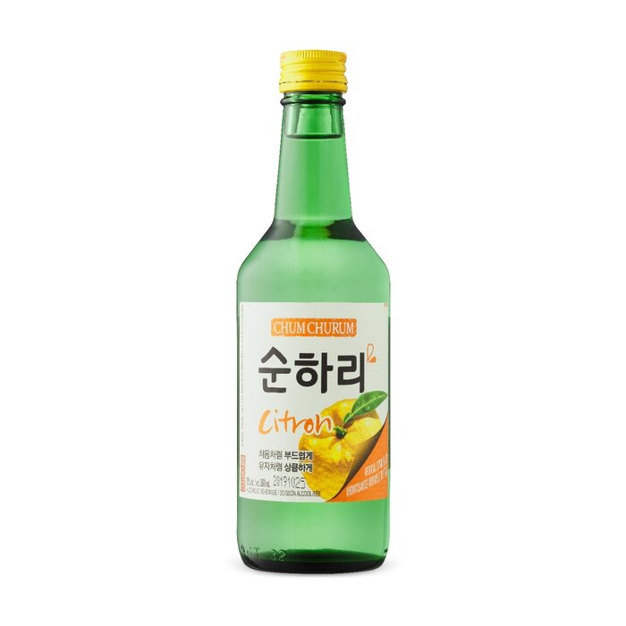 chum churum citron Soju 12% - 360ml soonhari