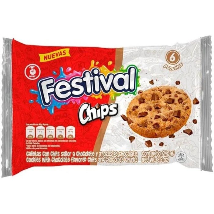 festival chocolate chips cookies 240g