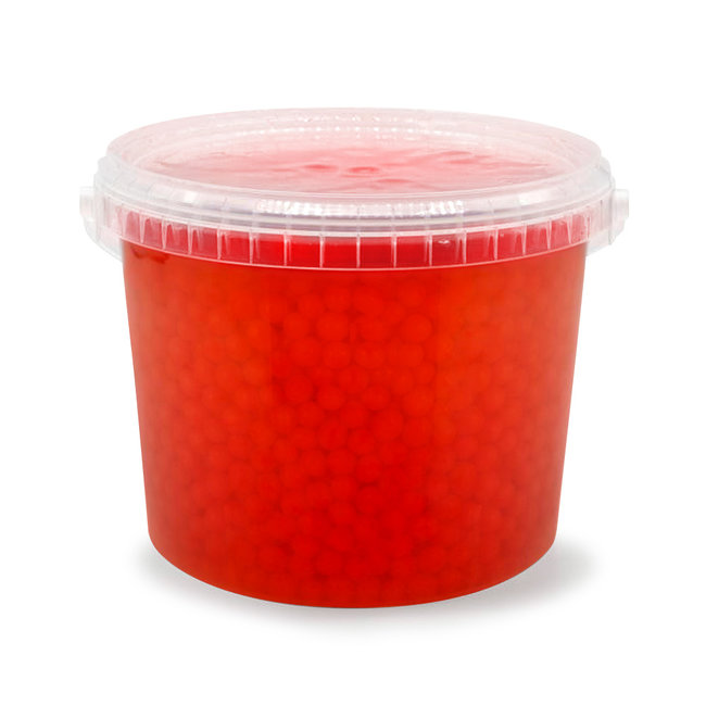 Popping boba Strawberry 3.4kg topping