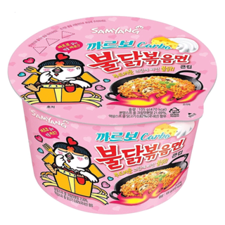 Samyang samyang ramen Carbo 3.70 oz - 105g  Big Bowl Pink