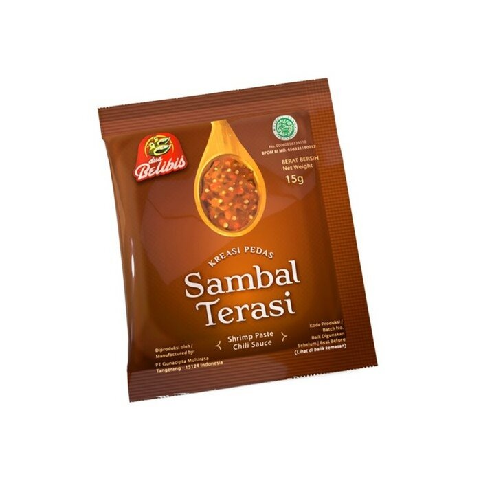 dua belibis sambal terasi 10 sachet x15g