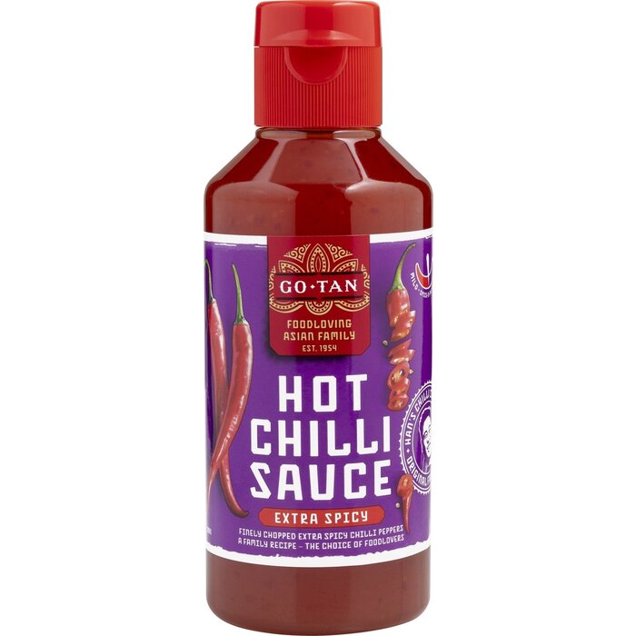 go-tan hot chilli sauce extra spicy 270ml