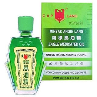 Cap Lang Minyak Angin Lang Eagle Medicated Oil 24ml - Indonesia