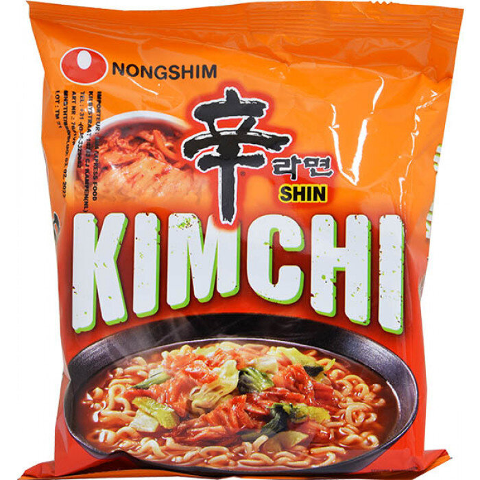 nongshim kimchi noodle soup 20x120g