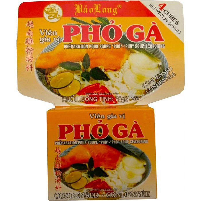 PHO GA seasoning 75g Bao Long - blok light orange label