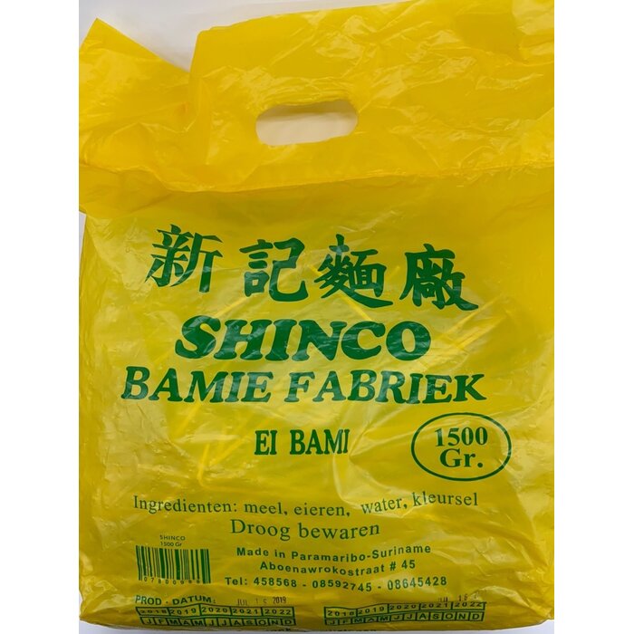 Egg Bami 1500gr Shinco Bami Factory