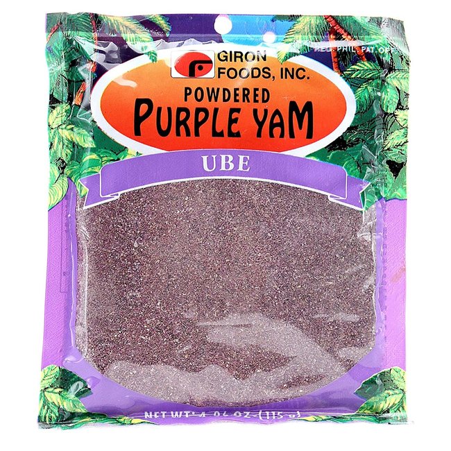 Purple Yam Ube Powdered 4.06 oz - 115g Giron Foods