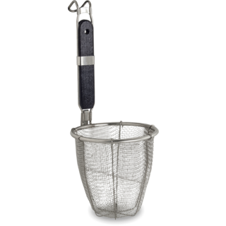 Colander noodles Ø13.5cm H13.5cm with black handle 6088181