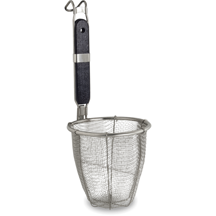 Colander noodles Ø13.5cm H13.5cm with black handle 6088181