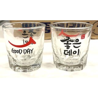 Soju Shot Glasses 50ml - 20 pieces Good Day