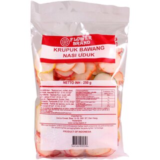 Krupuk Bawang Nasi Uduk 250g Flower Brand