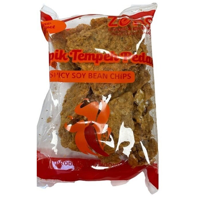 Keripik Tempeh Pedas 200gr Zona Red pack