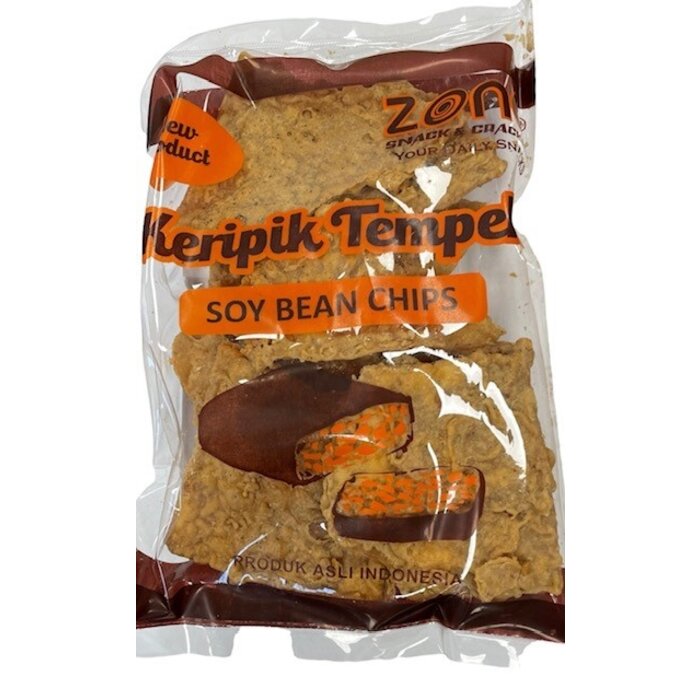 Keripik Tempeh 200gr Original Zona Brown pack