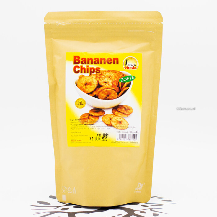 nesia banana chips Sweet 100gr