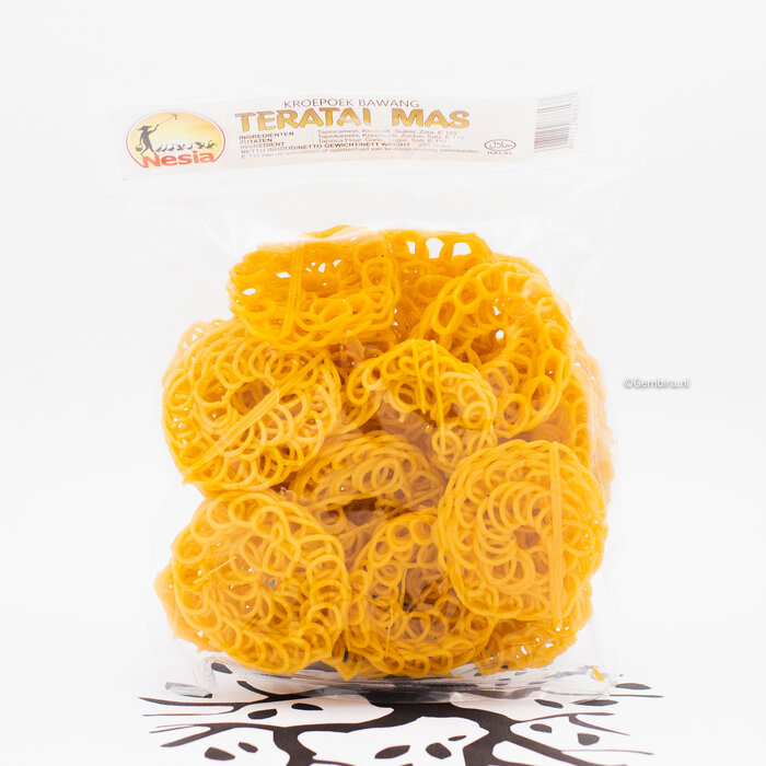 Nesia Nesia Teratai Mas prawn crackers bawang 250g
