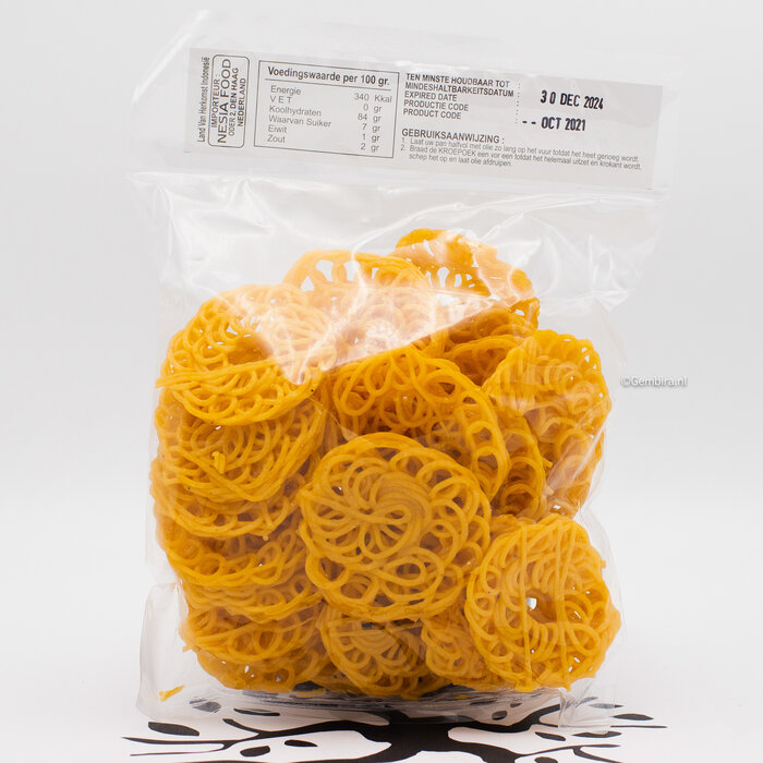 Nesia Nesia Teratai Mas prawn crackers bawang 250g