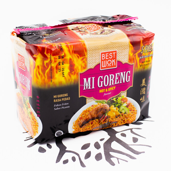 Best Wok Mi Goreng Hot & Spicy 5-pack Best Wok (5x80g)
