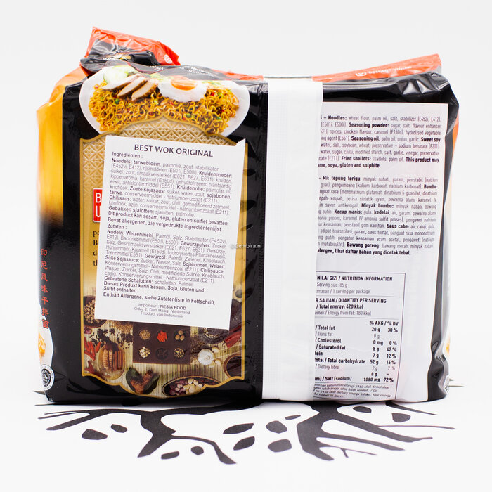 Best Wok Mi Goreng 5-pack Original Best Wok (5x80g)