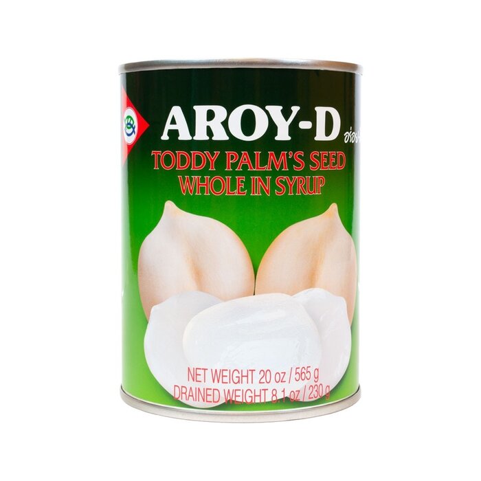 toddy palm seeds whole aroy-d 565g