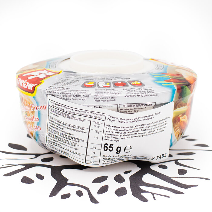 FF FF Noodle Cup Tom Yum Seafood Flavor Cup