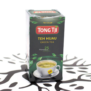 Tong Tji OUTLET Tong Tji green tea teh hijau - 25 tea bags THT APR 2024