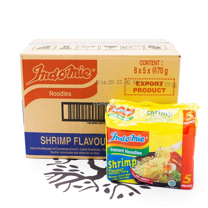 Indomie EU - Indomie Shrimp 8 x 5 packs 70g Instant Noodles