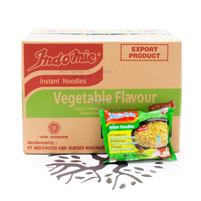 Indomie Indomie Vegetable Flavor with lime 40pcs - Export Indonesia