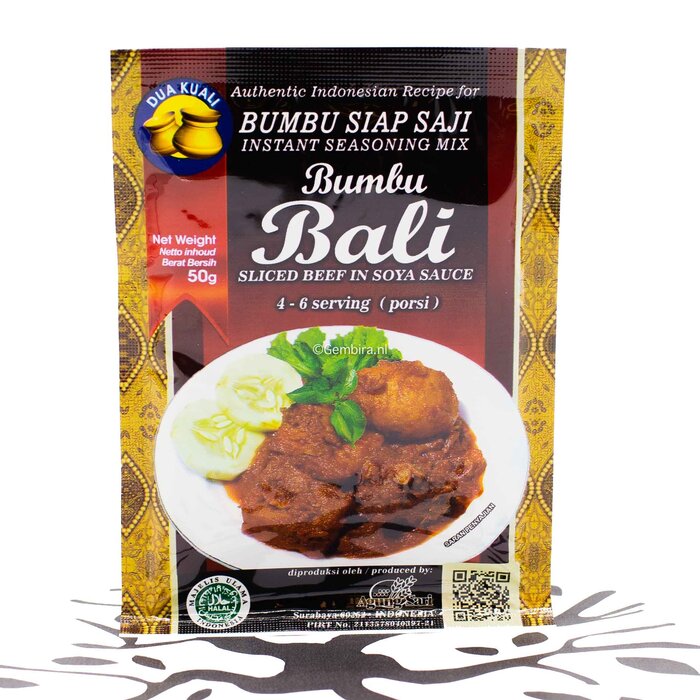 Dua Kuali oulet: Dua Kuali Bumbu Bali 50gr until August 1, 2026