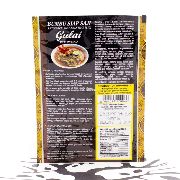 Dua Kuali Dua Kuali Mutton Soup Gulai