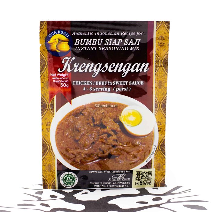 Dua Kuali Dua Kuali Krengsengan Chicken Beef in Sweet Sauce 50g