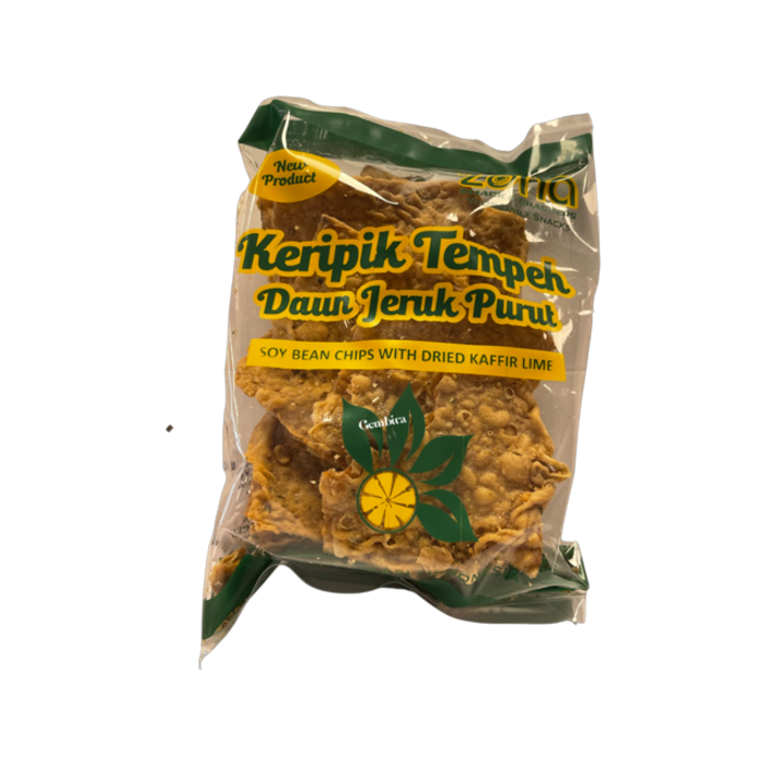 Keripik Tempeh 200gr Duan Jeruk Purut Zona Green pack