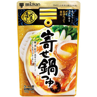 Mizkan Yose Nabe Tsuyu base 750g hot pot base - gold black pack