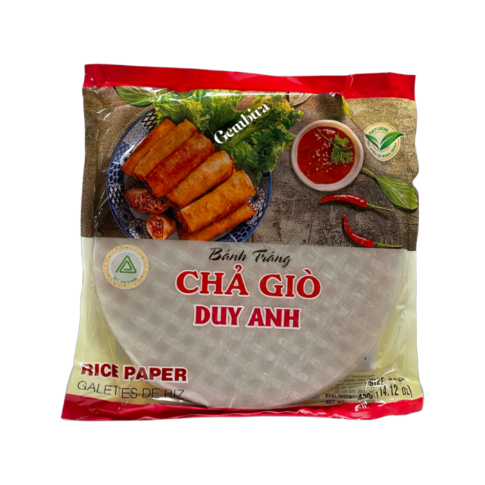 Rice Paper Round 22cm for Fry Duy Anh 400g Cha Gio red label