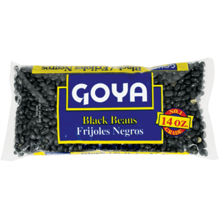 goya black beans 14oz (397g) dry in bag