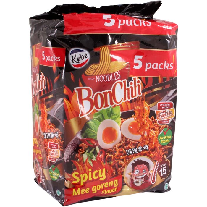 Kobe Level 15 - 105g x 5pack Mee Goreng Spicy