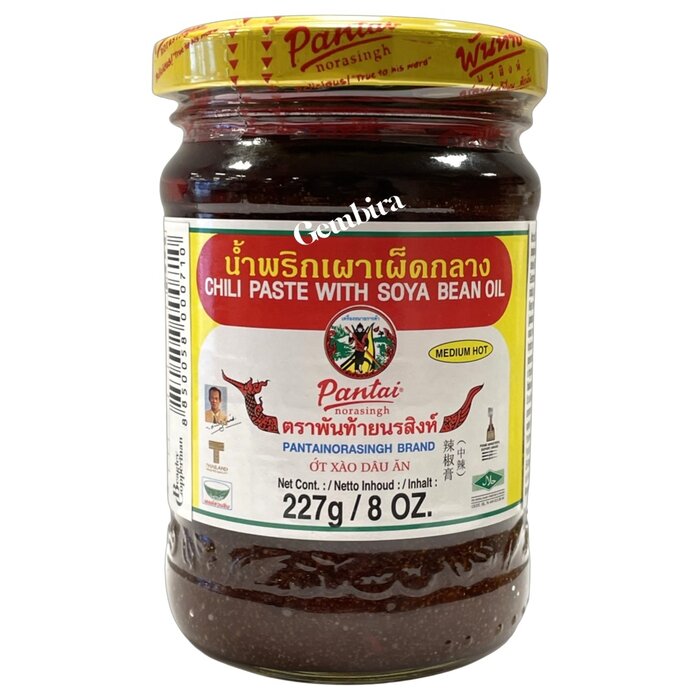 pantai chili paste with soybean oil 227g