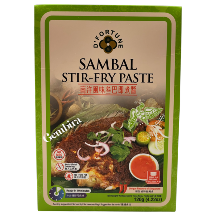 Sambal Stir-Fry Paste 120g D'Fortune