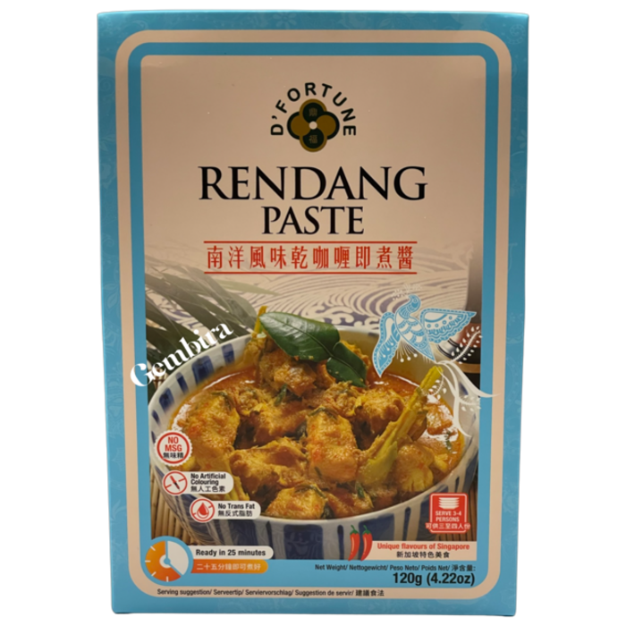 Rendang Paste 120g D'Fortune