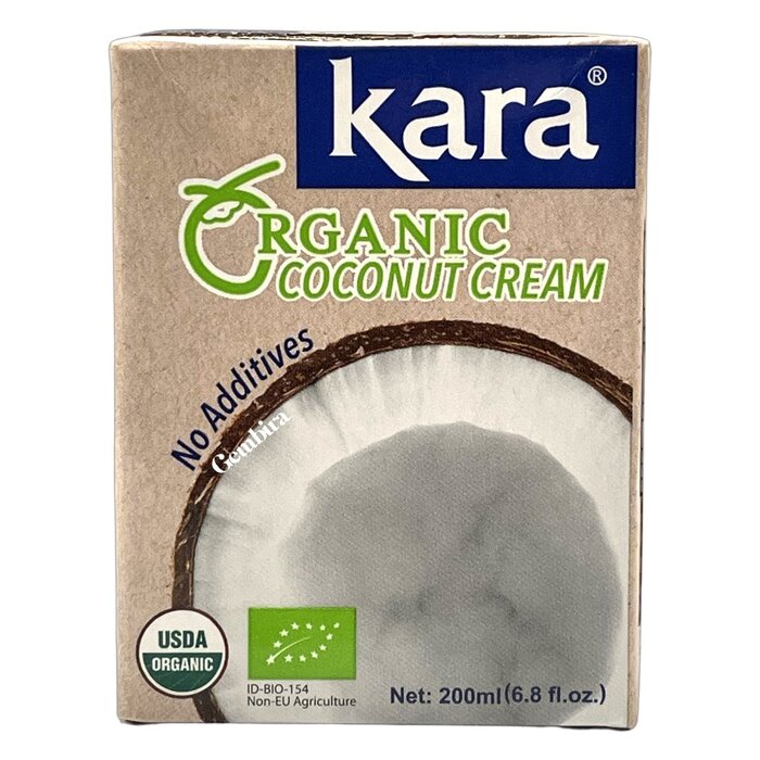Kara UHT Organic Coconut Cream 200 ml