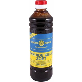 Gekruide Ketjap Zoet 0,5 L Flower Brand