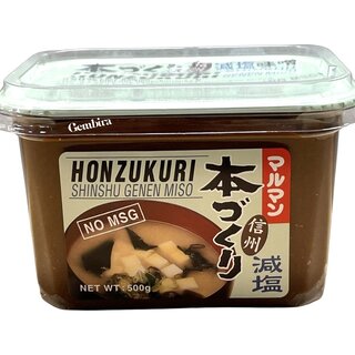outlet: Honzukuri Shinshu Genen Miso 500gr No Msg THT 2026.11.06