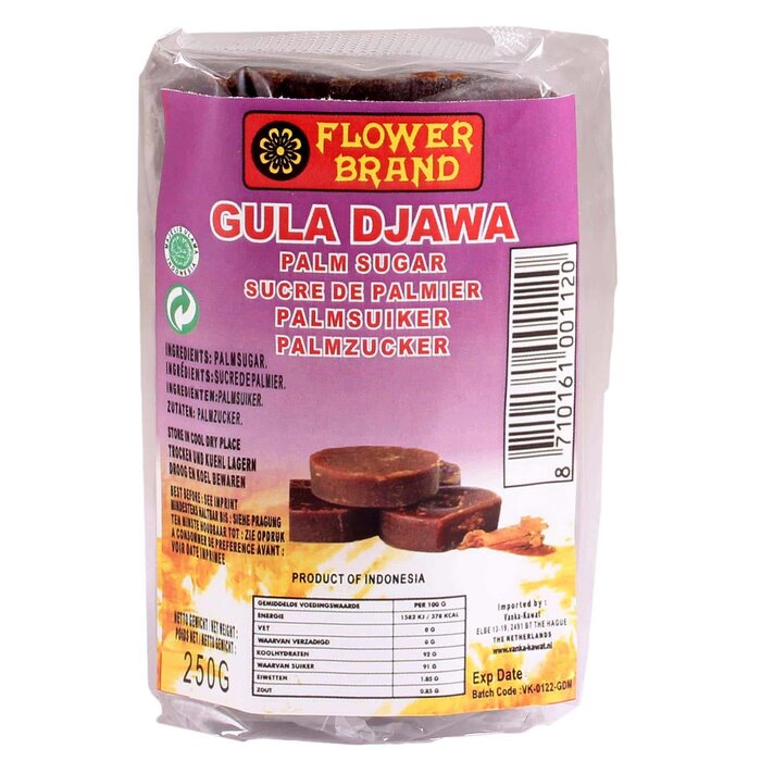 Gula Djawa discs 250g Flower Brand