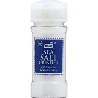 Badia badia sea salt grinder 4.25 oz - 120.5g
